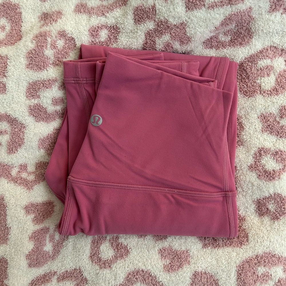 LULU pink blossom align leggings